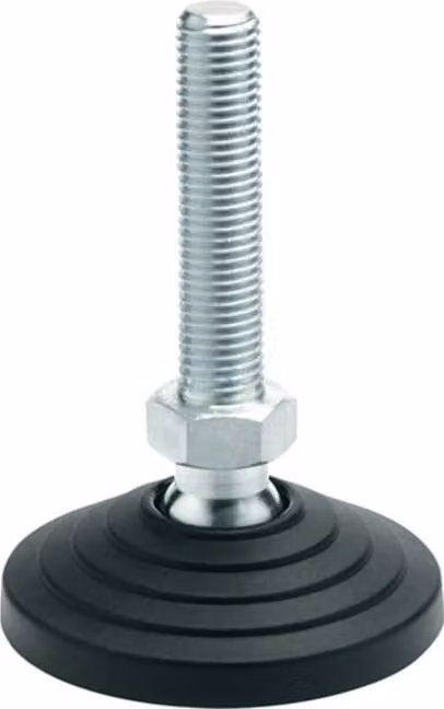 Piede articolato in plastica GN 344 d1 60 mm, d2 M 8mm l1 43mm l3 24mm GANTER