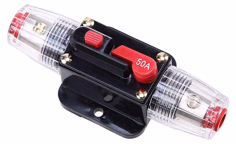 Mintice Interruttore automatico da 12V 50A per auto, audio, montaggio in linea, protezione