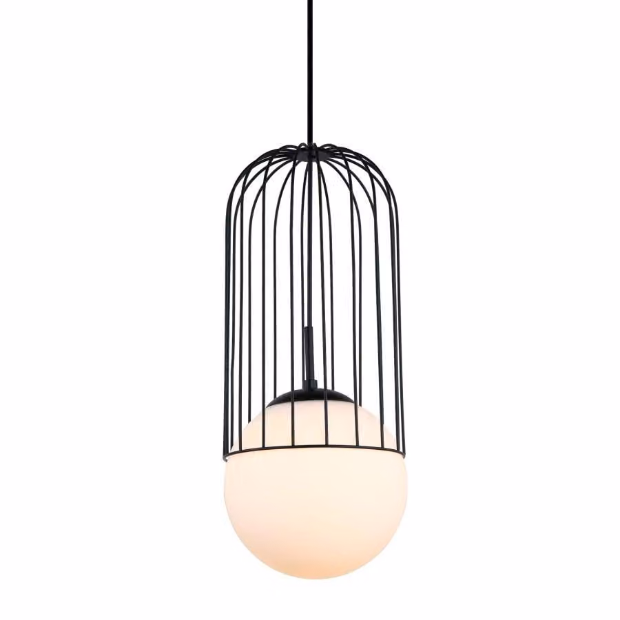 Italux Matty lampada a sospensione moderna nera MDM-3940/1 BK