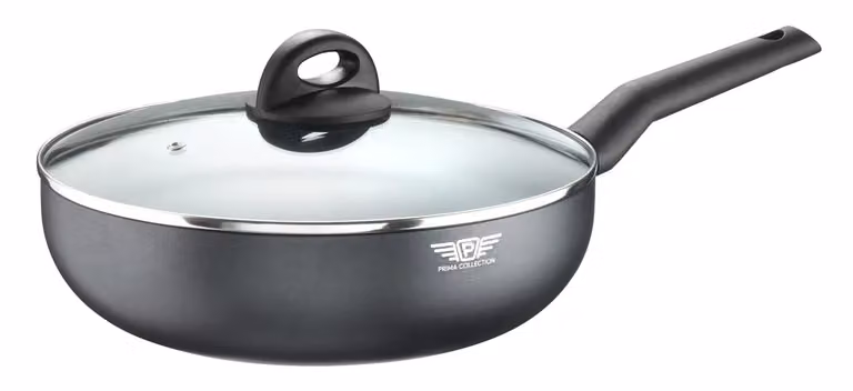 Wok con coperchio per induzione, linea Pop, diam.28cm