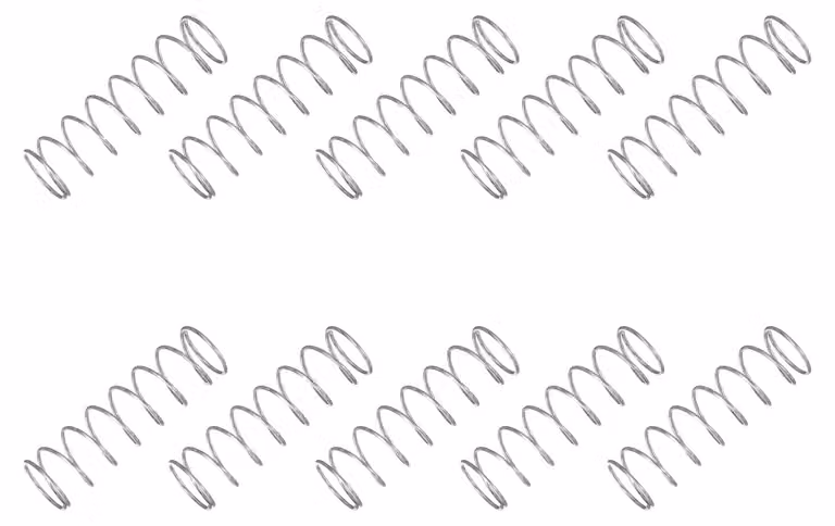 Molla a compressione, 12x0,8x40 mm, confezione da 10 pezzi, acciaio inossidabile 304