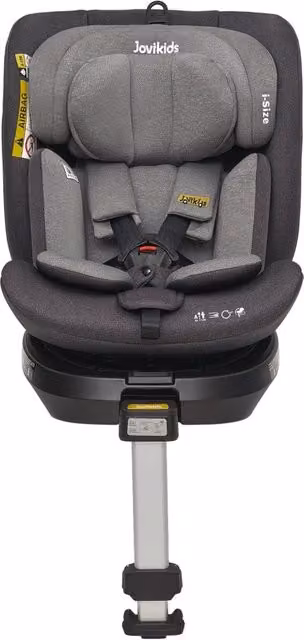 Jovikids Seggiolino Auto Girevole 360 Gradi i-Size 40-150 cm ECE R129 ISOFIX Reclinabile Rosa