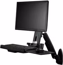 Supporto per monitor e TV da parete Startech.Com Black VESA 100 x 100 mm fino a 8 kg WALLSTS1