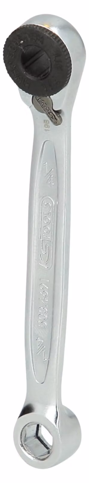 KS TOOLS GEARplus Mini-Bit-Umschalt-Ratschenringschlüssel 1/4"x1/4 (503.4691)