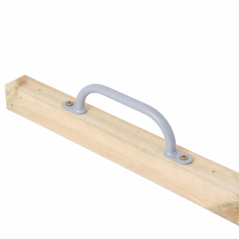 TRIBECCO prese per arrampicata per parchi giochi, strutture per arrampicata, letti alti e pareti da arrampicata indoor (350 mm grigio, 2 pezzi)