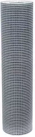 Rete elettrosaldata Sidex in acciaio zincato argento, maglia 25 x 25 mm, spessore 2,5 mm, altezza 100 cm – 1