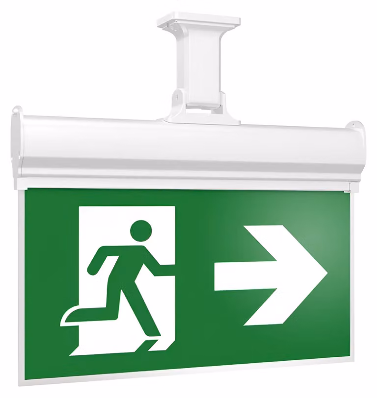 Braytron LED da incasso per vie di fuga, lampada di emergenza, illuminazione di emergenza, lampada per vie di fuga, uscita di emergenza, illuminazione di emergenza 3W