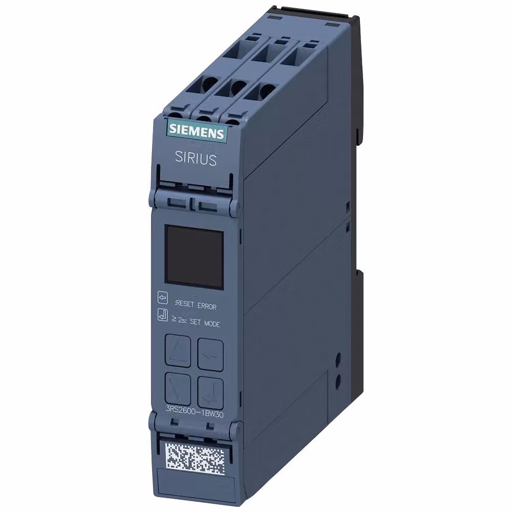 Relè di temperatura Siemens, universale, display, CA/CC 24-240 V, 2 W, morsetti a vite 3RS26001BW30