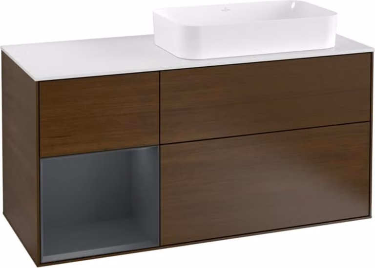 Mobiletto V&B Finion 120 cm, Pl w m, Rg l md b m Lac, wal ven