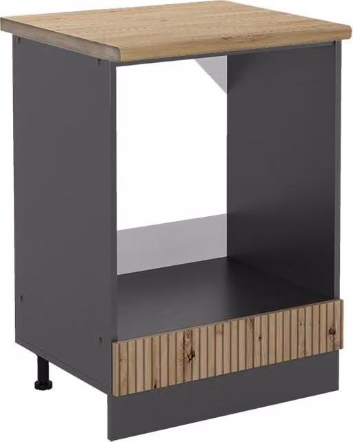 Mobile per forno da incasso Vicco R-Line Rovere e Antracite L: 60 cm