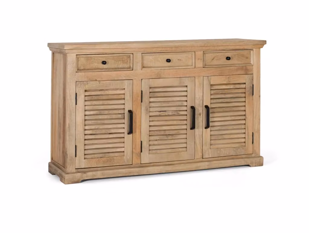 Credenza in legno di mango massello marrone stile rustico – 2