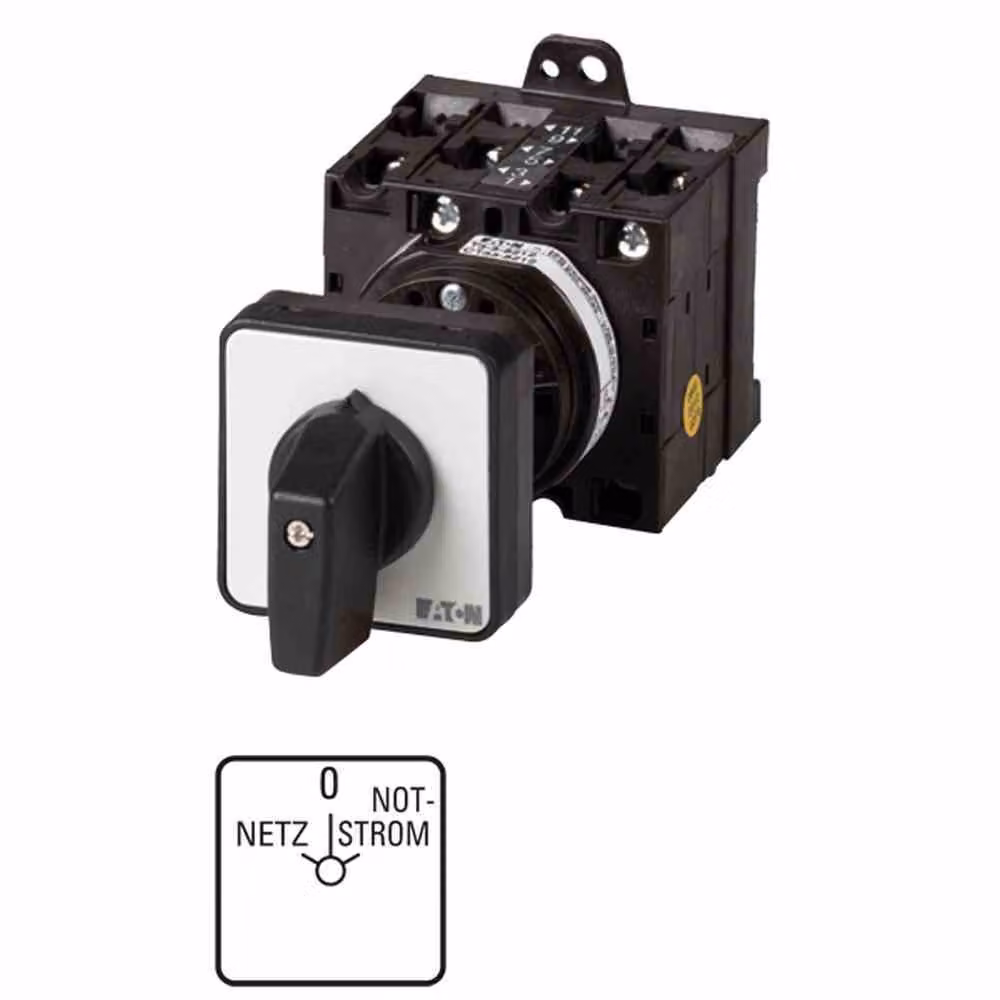 Eaton T3-4-8902/Z Interruttore elettrico Interruttore a levetta 4P Nero