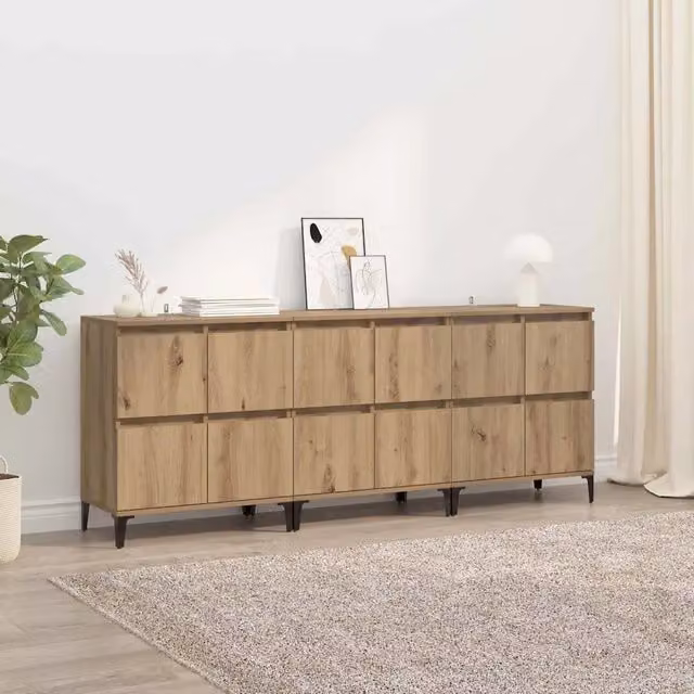 Sideboards 3 pz Rovere artigianale 60 x 35 x 70 cm 3415581