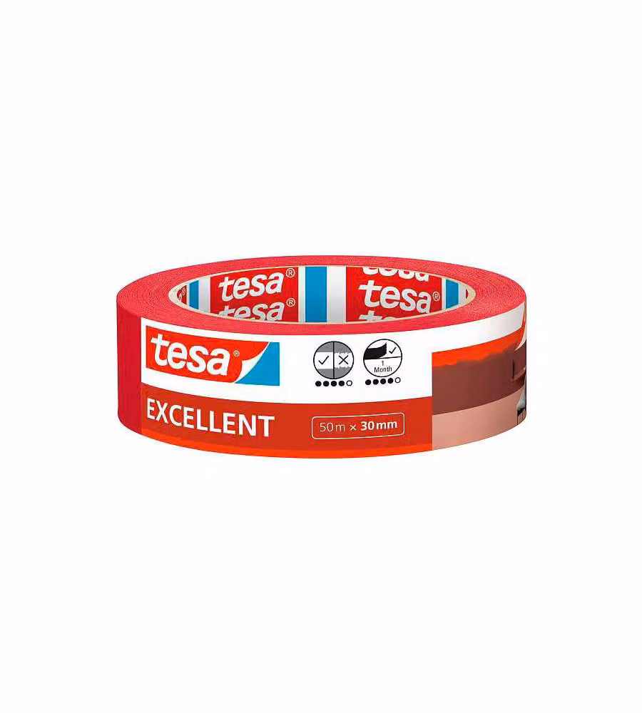 Nastro Carta per Mascheratura 50m x 30 mm Alta Qualità