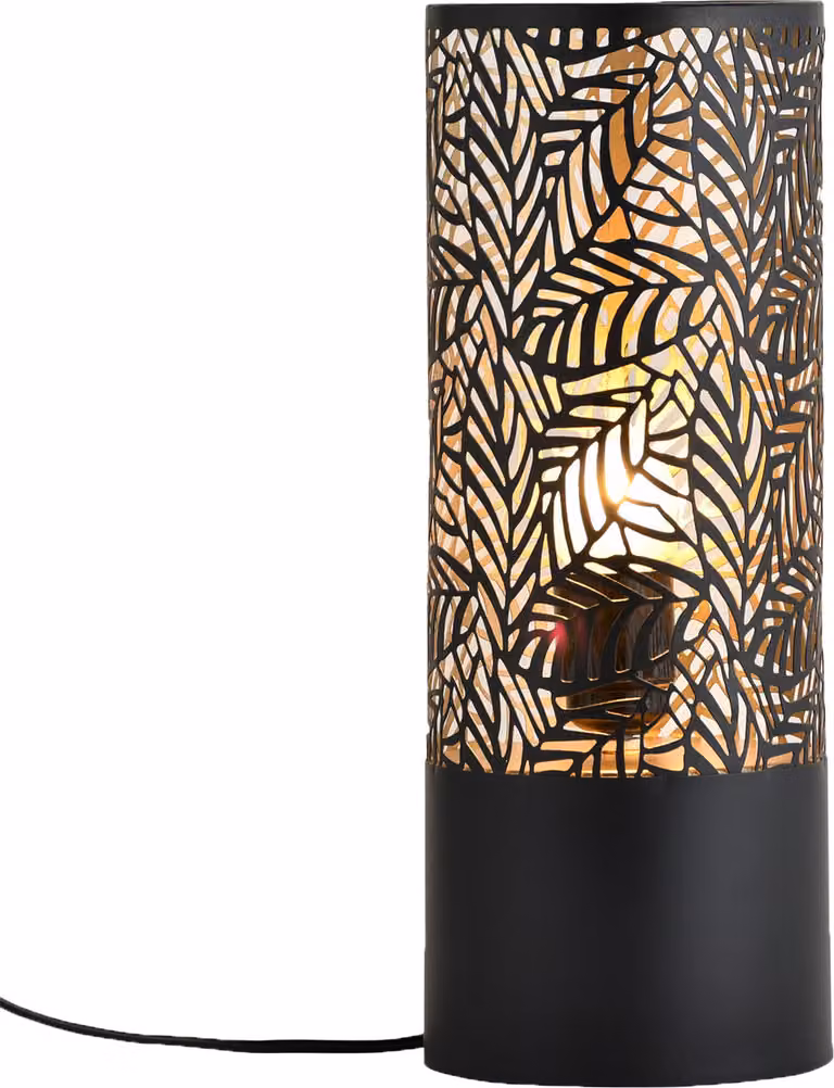 Lampada da tavolo decorativa scandinava Lampada da comodino Verdure Small Black