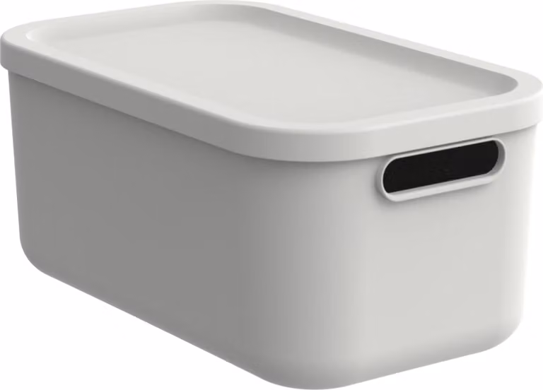 ROTHO Box con coperchio Albula bianco cm 39,5x23,5xh17,5