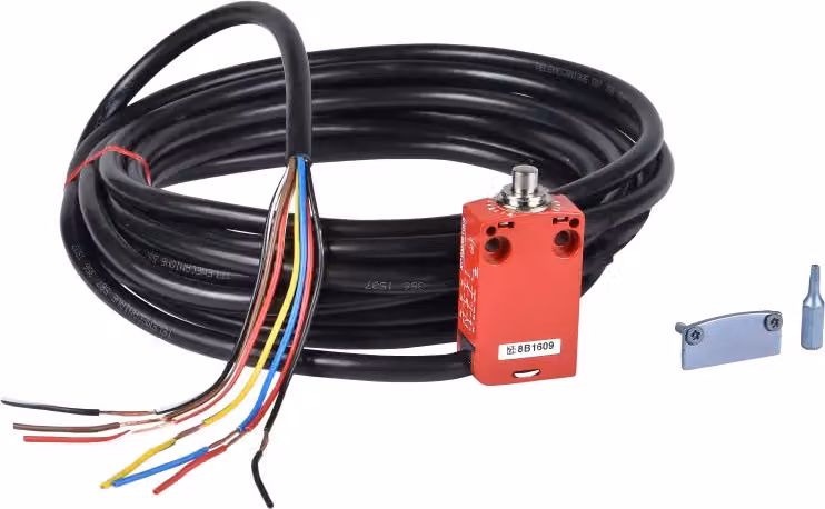 Schneider Electric XCSM4102L5, 0,5 m/s, Zamak, alluminio, grado di protezione IP66, Classe I secondo la norma NF C 20-030, Classe I secondo le norme EN/IEC 61140, 30 mm, 16 mm