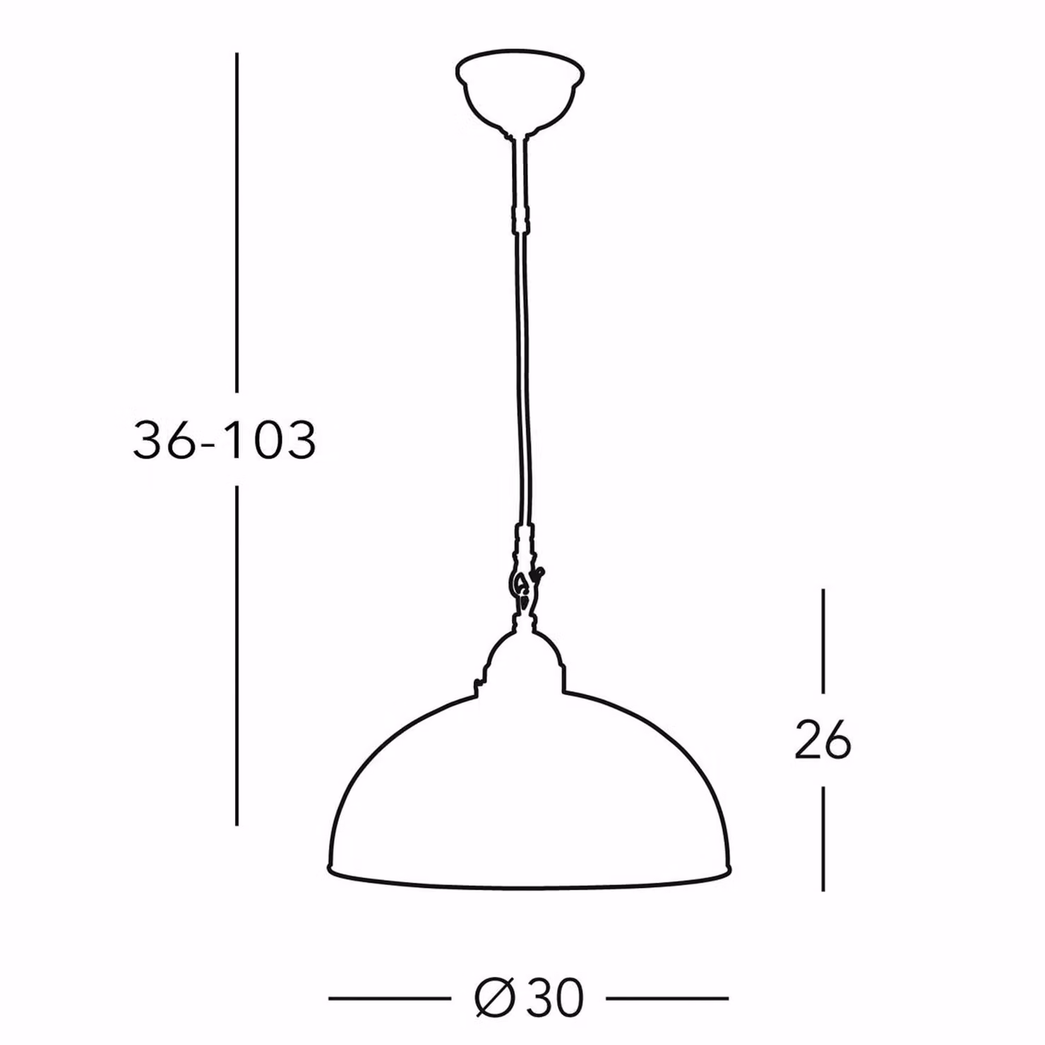 austrolux Lampada a sospensione in vetro Nonna, dimmerabile, Bianco / Opale, Soggiorno / Sala da pranzo, Vetro, Campagna / Rustiche, Lampada a sospensione