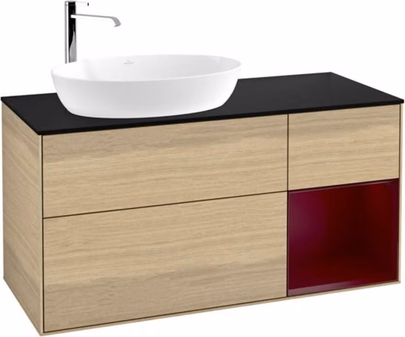 V&B mobile da parete Finion 120cm, Pl bla m, Reg Peo m Lac, Oa ven