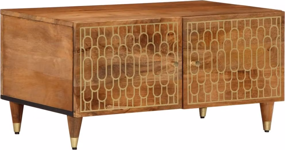 Maison Exclusive - Tavolino da caffè 80x50x40 cm, in legno massello di mango