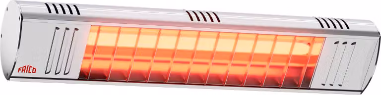 Riscaldatore a infrarossi Term Short IP44 1500 Watt in alluminio