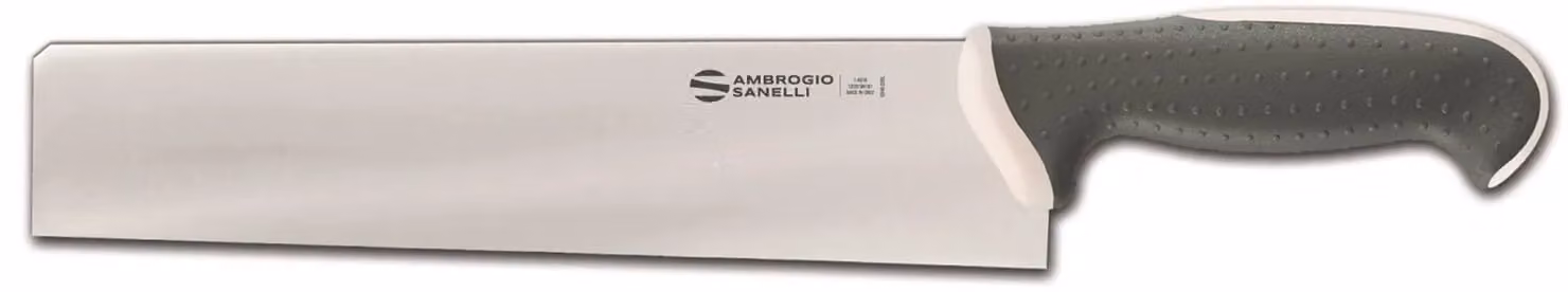 Coltello pasta, lama cm 25, colore bianco, linea Tecna