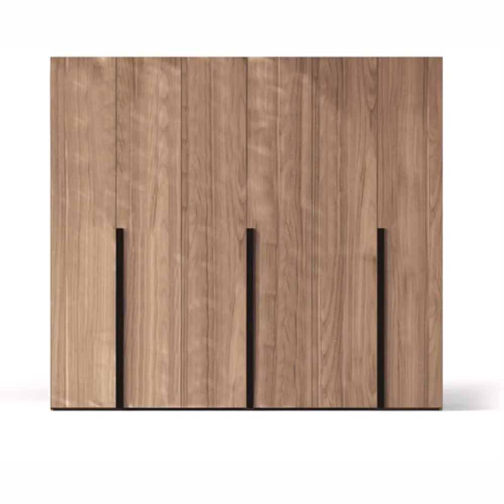 Armadio Coco con 6 ante battenti in noce americano, finitura opaca, L: 276 cm, P: 60,3 cm, H: 250 cm – 2