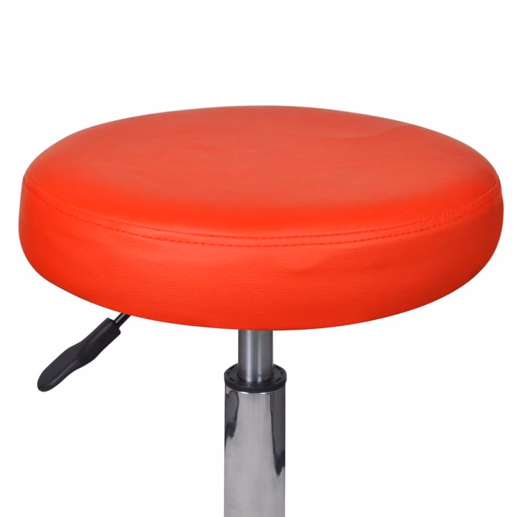 84960 Sgabello regolabile in altezza rosso
