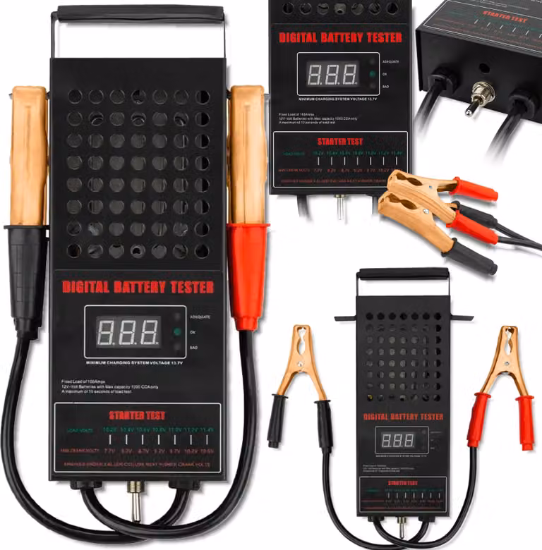 FORCEKRAFT Tester di carica della batteria digitale 12V