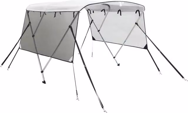 Bimini di Prua Pareti Laterali Rete 3 Archi 183x(185-198)x137cm CFW6187059
