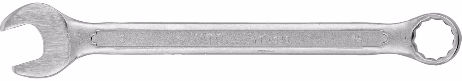 Chiave a bussola con testa esagonale, 19 mm, con finitura lucida