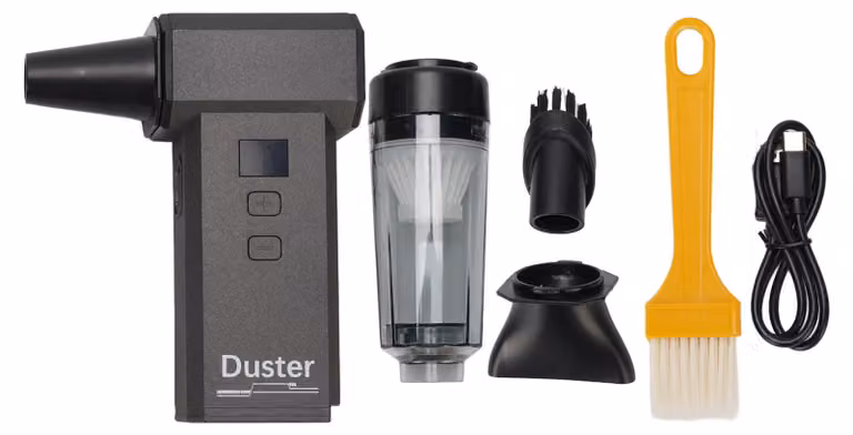 Aspirapolvere portatile, 130.000 giri al minuto, motore brushless, sistema di ventilazione elettrico ricaricabile, ideale per uso domestico, automobilistico e industriale