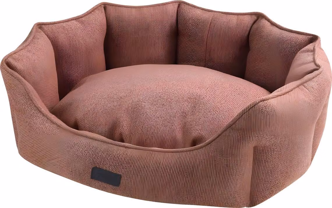 Letto Nobby comfort ovale "ANDA" rosso 86 x 70 x 24 cm