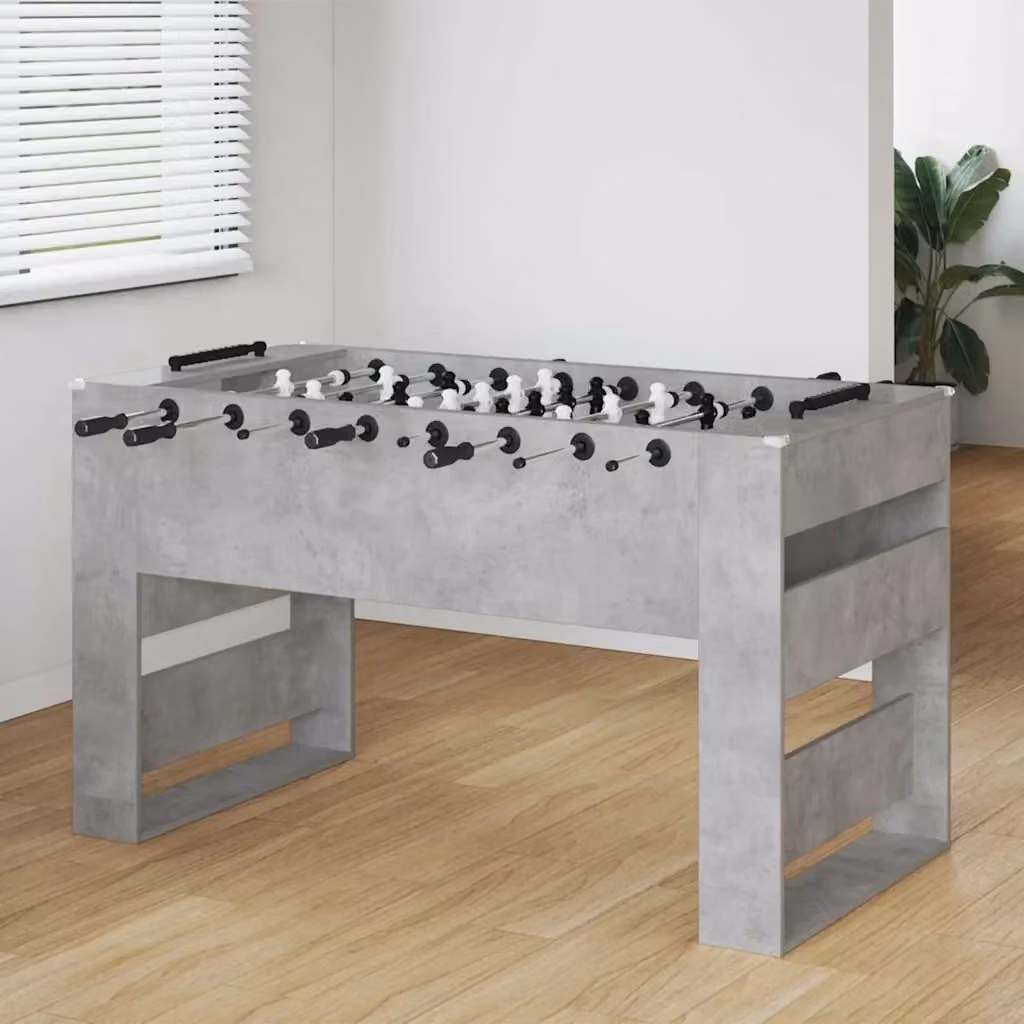 Tavolo da Foosball Grigio Cemento CFW4666017 L: 146,5 cm, P: 74 cm, H: 85 cm – 2