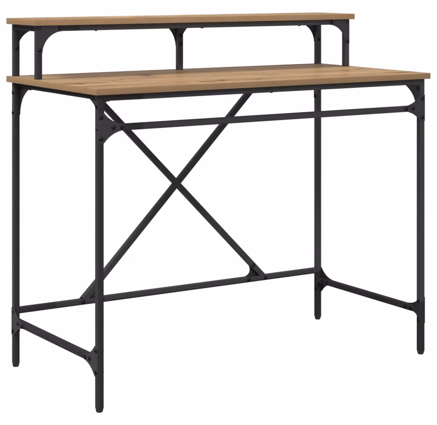 Scrivania Rovere artigianale 100 x 50 x 90 cm Legno multistrato
