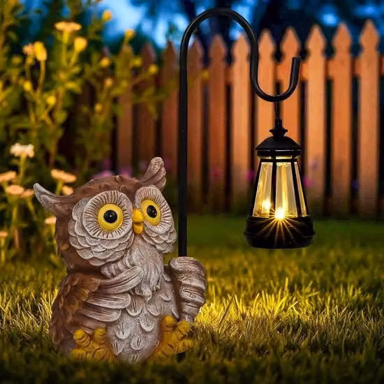 Lampada solare a forma di uccello per decorazioni da giardino e terrazza, resistente IP65, multicolore con luce bianca calda