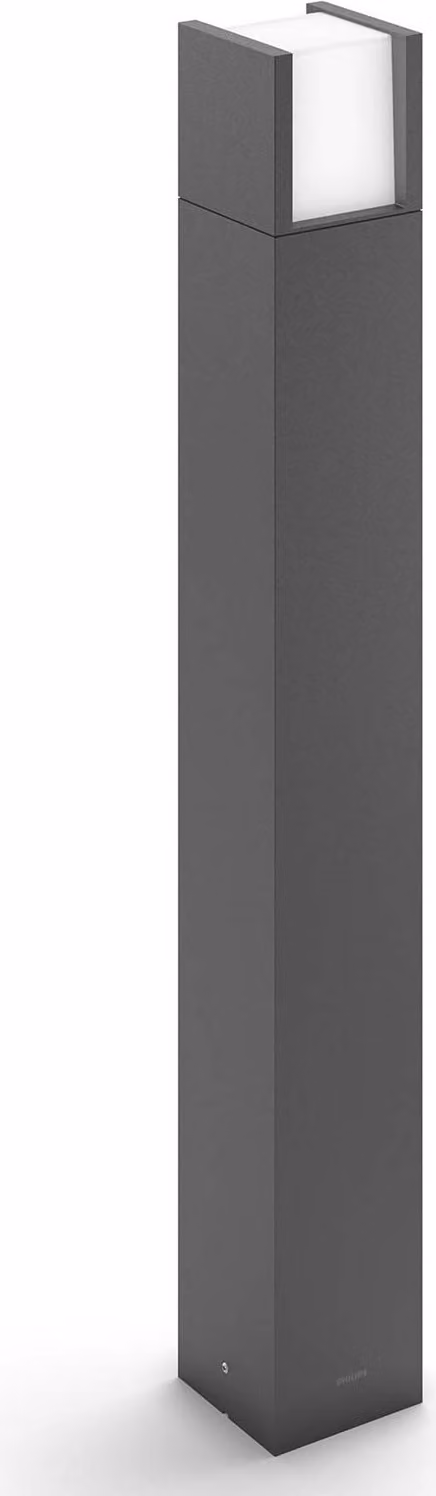 Lampada a colonna LED per esterni Philips 8719514490260 Arbour IP44 3,8 W 800 lm 3000 K antracite