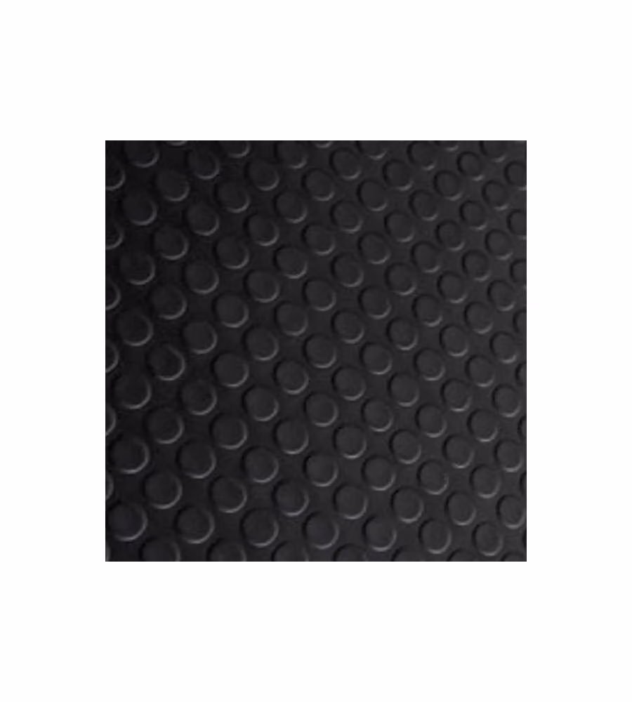Pavimento in gomma nera con bollo spessore 3,0 mm dimensioni 150 m x 10 m
