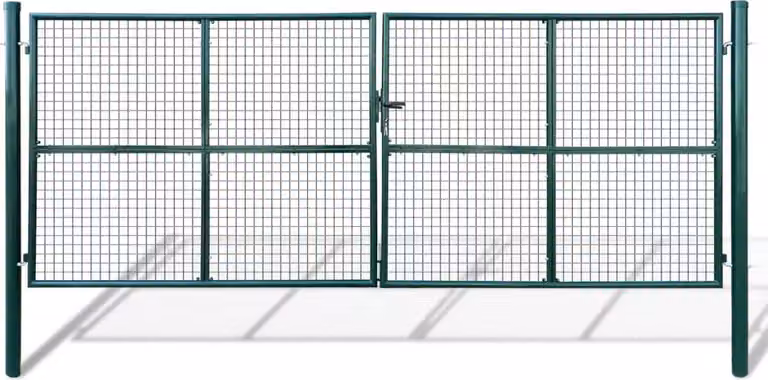 Maison Exclusive - Cancello da giardino in rete metallica 400x150 cm