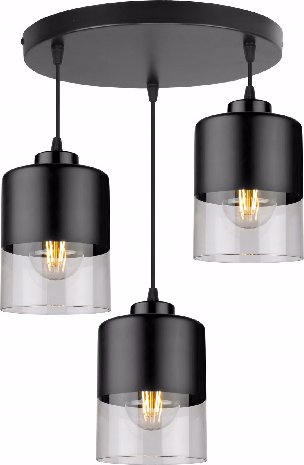 Moderna Lampada A Sospensione In Vetro