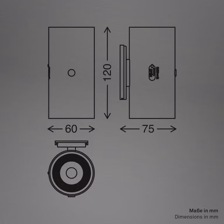 Briloner Applique da parete Isy, dimmerabile, Bianco / Opale, Soggiorno / Sala da pranzo, Plastica, Moderno, Applique