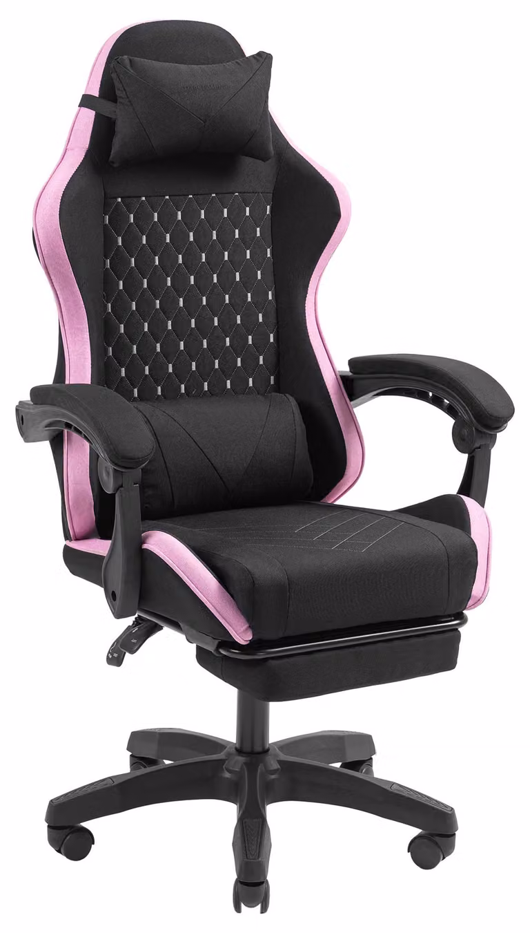 Mars Gaming MGC-X Fabric, Sedia da gioco per computer, 120 kg, Seduta imbottita, Schienale imbottito, 190 cm, Nero