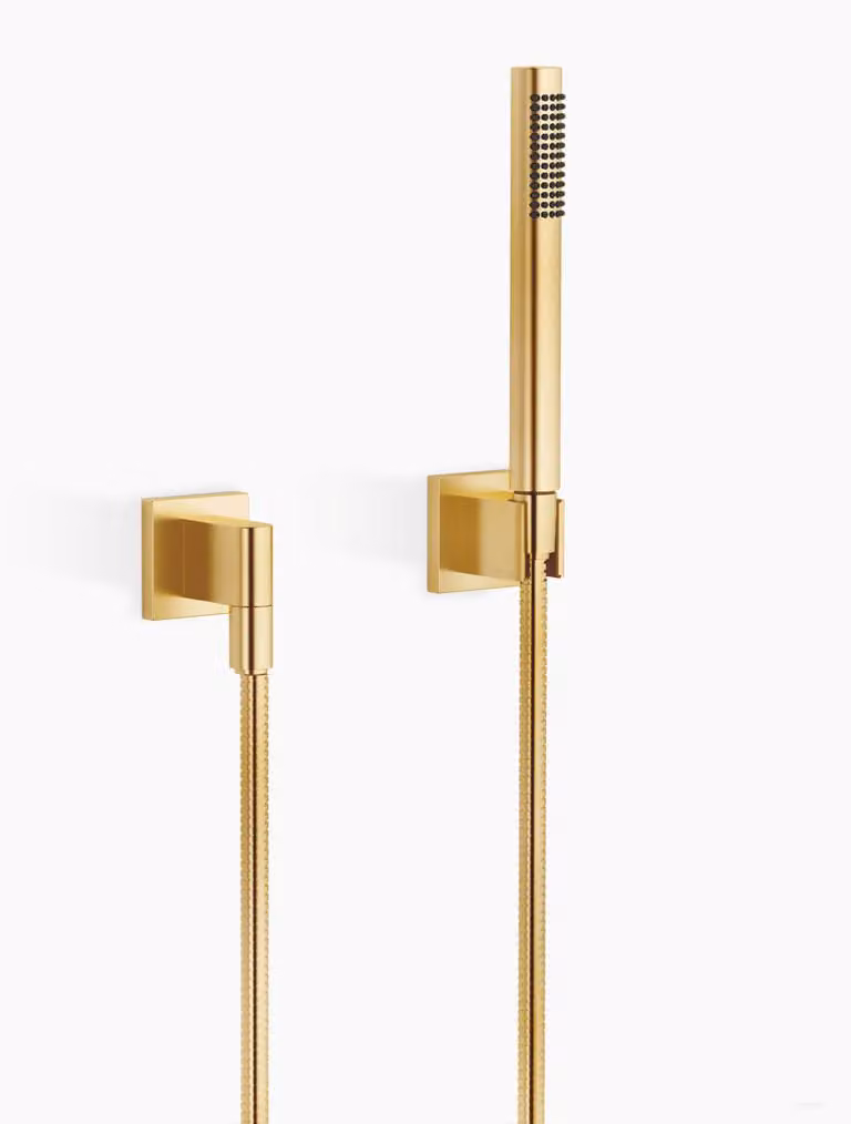 Garniture de douche flexible Dornbracht avec rosaces individuelles, 27808980-28, 27808980-28