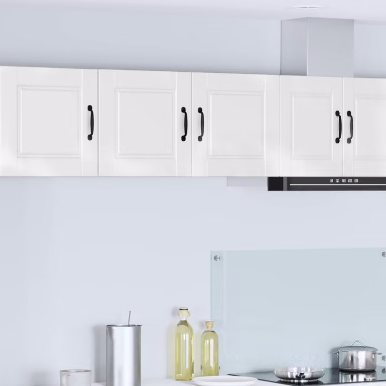 Armadietto a muro moderno vidaXL PORTO Bianco Lucido L: 80 cm, P: 31 cm, H: 40 cm
