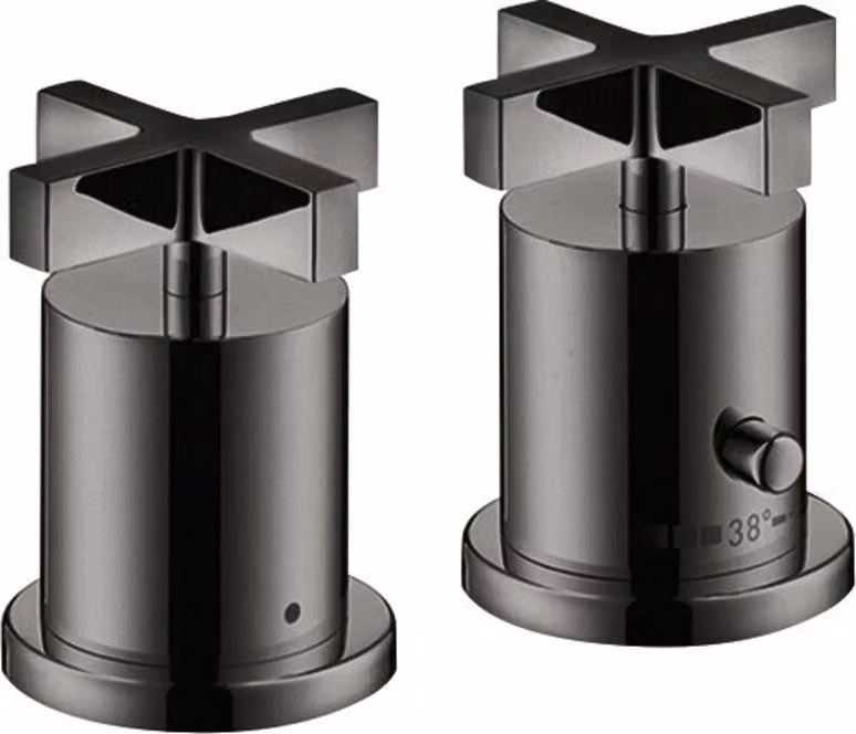 hansgrohe AXOR Citterio Thermostat de baignoire 2 trous avec poignées transversales, 39480330, 39480330