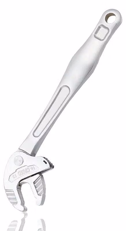 Chiave a pinza regolabile, con meccanismo a cricchetto automatico, design della ganascia ampia, modello M
