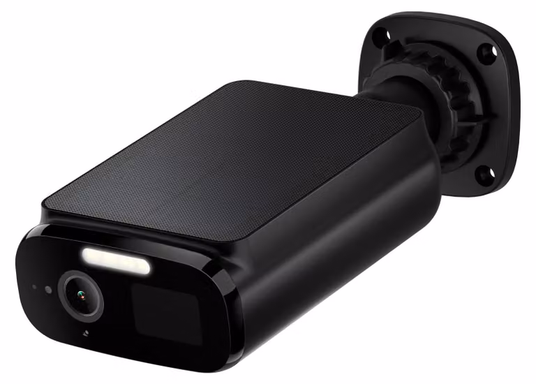 Telecamera di sorveglianza esterna Woox, alimentata a energia solare, risoluzione 2,5K (4MP), batteria da 10400mAh, Wi-Fi