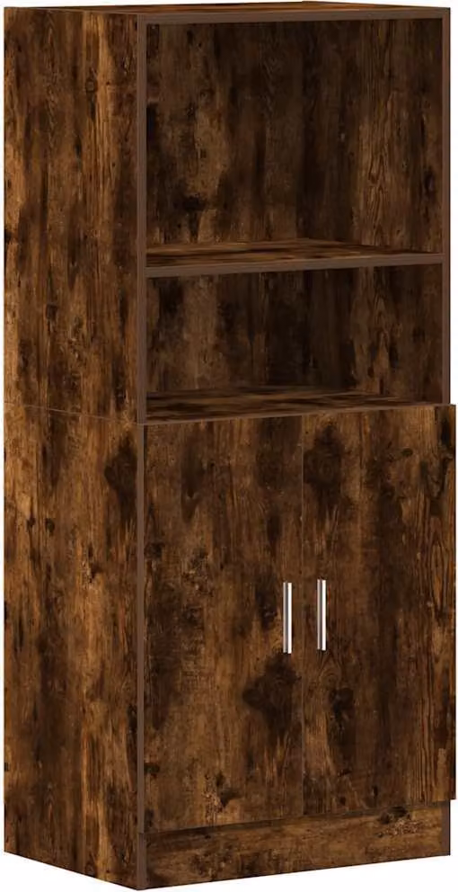 Armadietto Cucina Rovere Fumo 57x41,5x131,5 cm in Truciolato