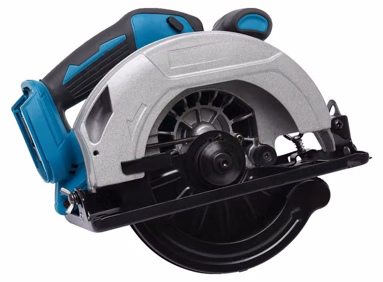 Sega circolare, potenza 750W, velocità 20000 giri/min, dimensioni 30,5*16*17 cm, capacità di taglio da 0 a 90 mm, alimentazione a batteria