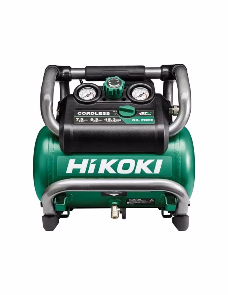 Compressore HiKOKI EC36DAB1X verde con batteria 1 x 4,0Ah/8,0Ah e caricabatterie UC18YSL3 – 2